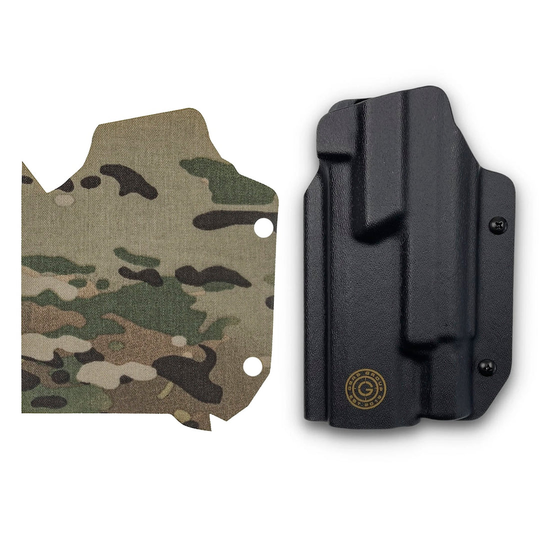 GBRS Group x Priority 1 OWB Holster (Left Handed) and Cordura Multicam Holster Wrap