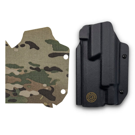 GBRS Group x Priority 1 OWB Holster (Left Handed) and Cordura Multicam Holster Wrap