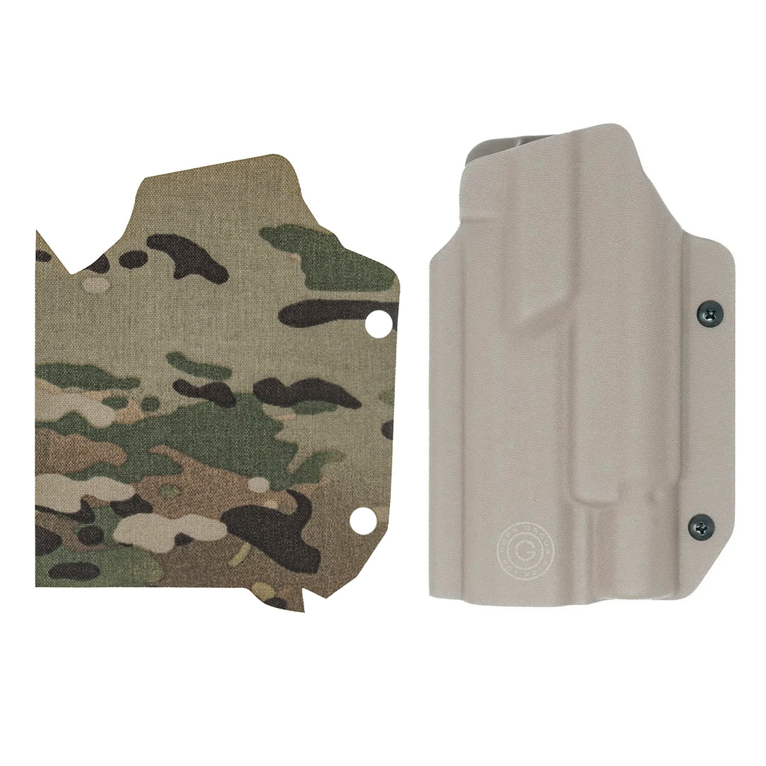GBRS Group x Priority 1 OWB Holster (Left Handed) and Cordura Multicam Holster Wrap
