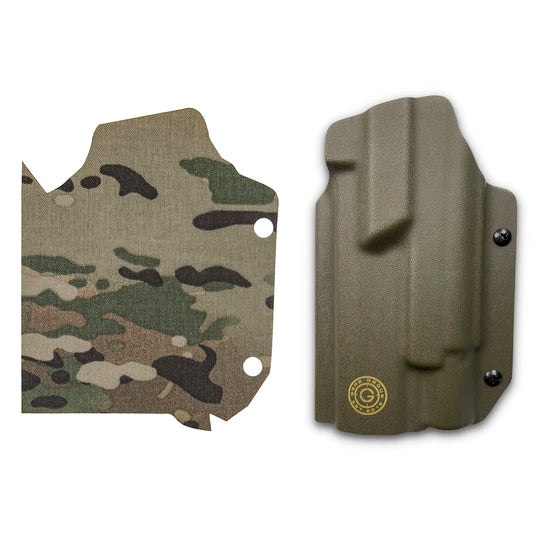 GBRS Group x Priority 1 OWB Holster (Left Handed) and Cordura Multicam Holster Wrap