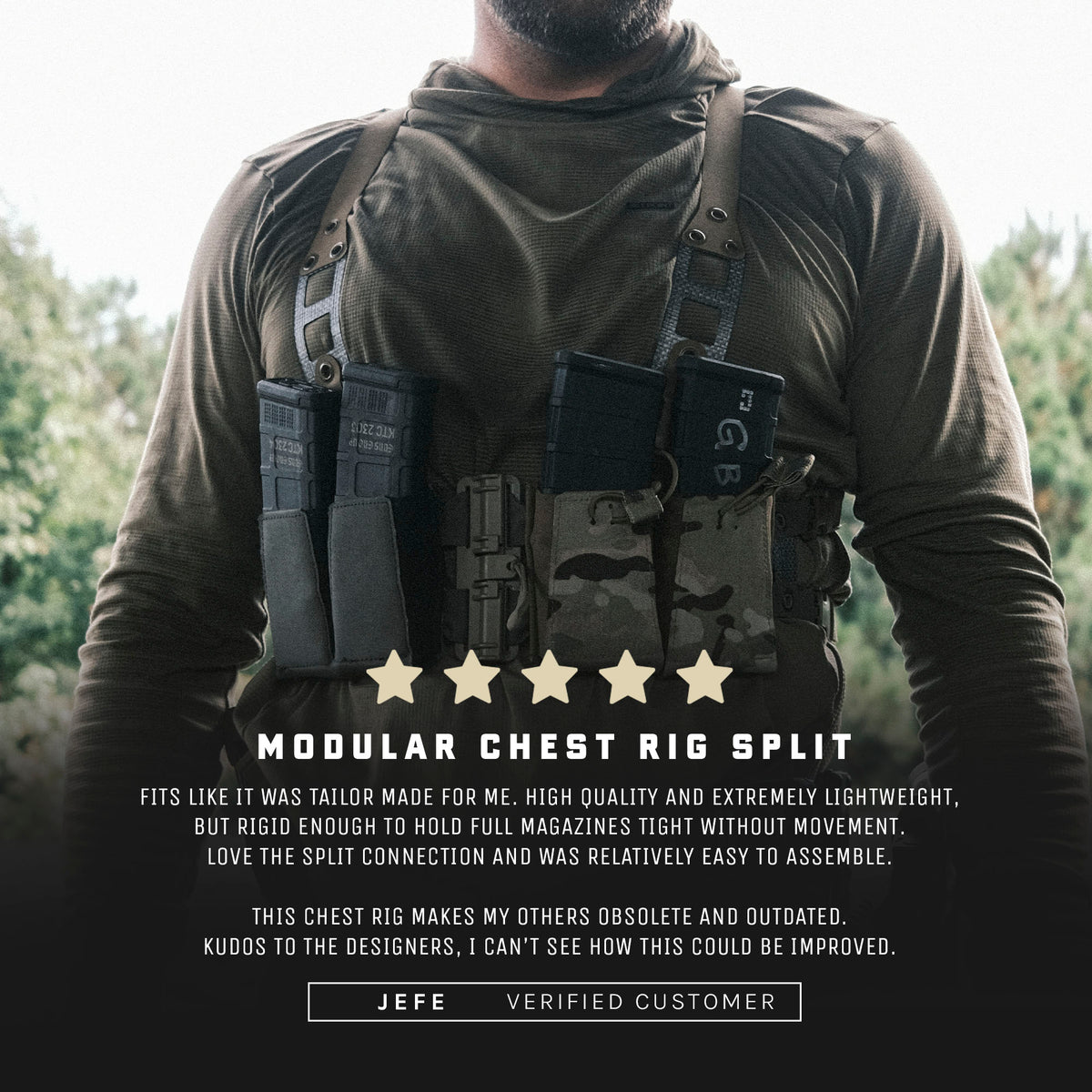Airborn Split Rig GBRS Group Modular Chest Rig Split Kit – GBRS Group Gear