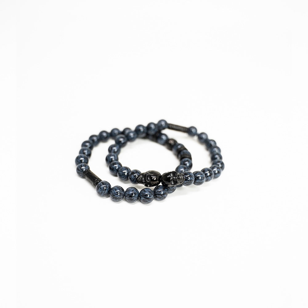 GBRS Group x SkeletonHD Multicam Beaded Bracelet on a white background