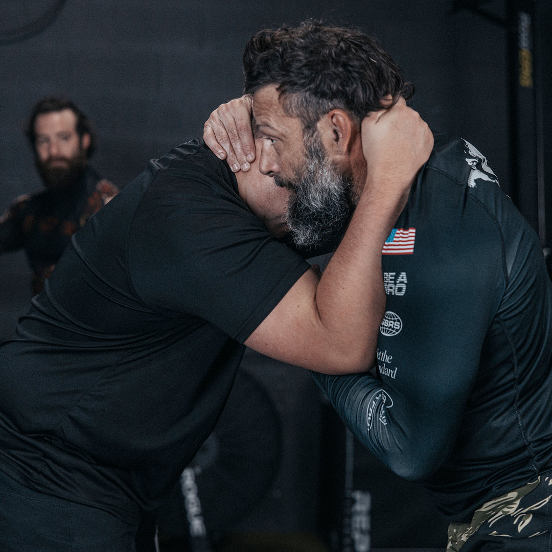 GBRS Group A-Team Long Sleeve Rash Guard. The mild-compression fabric fits snug with an ultra-efficient power-to-weight ratio. You get resistance on the mat, and this rash guard is tough enough to take it.