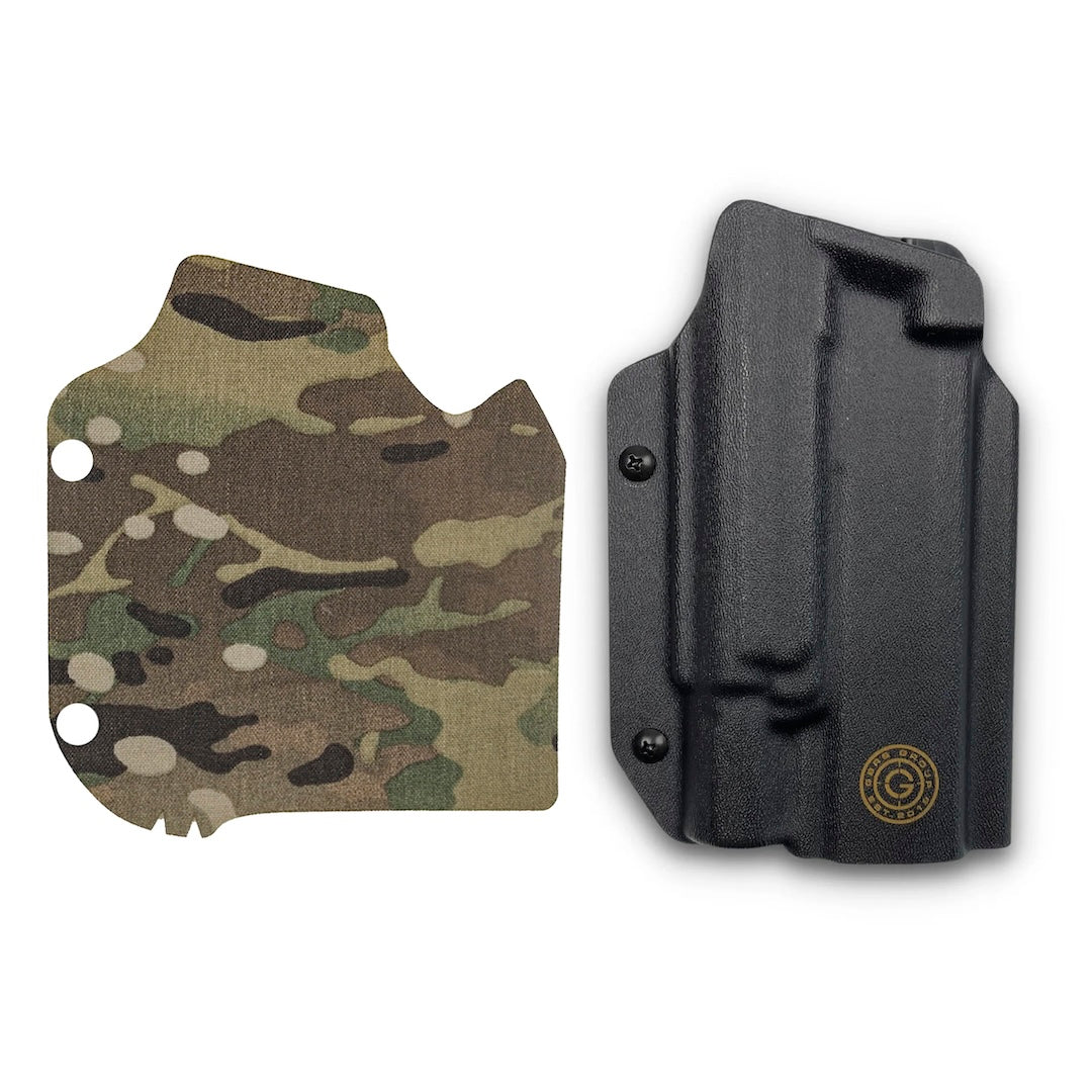 GBRS Group x Priority 1 SIG P320 OWB Holster Black (Right Handed) and Cordura Multicam Holster Wrap