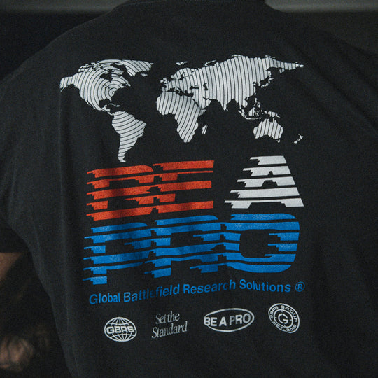 GBRS Group R.W.B. Be A Pro Short Sleeve Shirt - Lifestyle image showing back of shirt detail