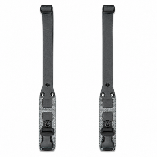GBRS Modular Chest Rig Shoulder Straps in Wolf Grey on a white background