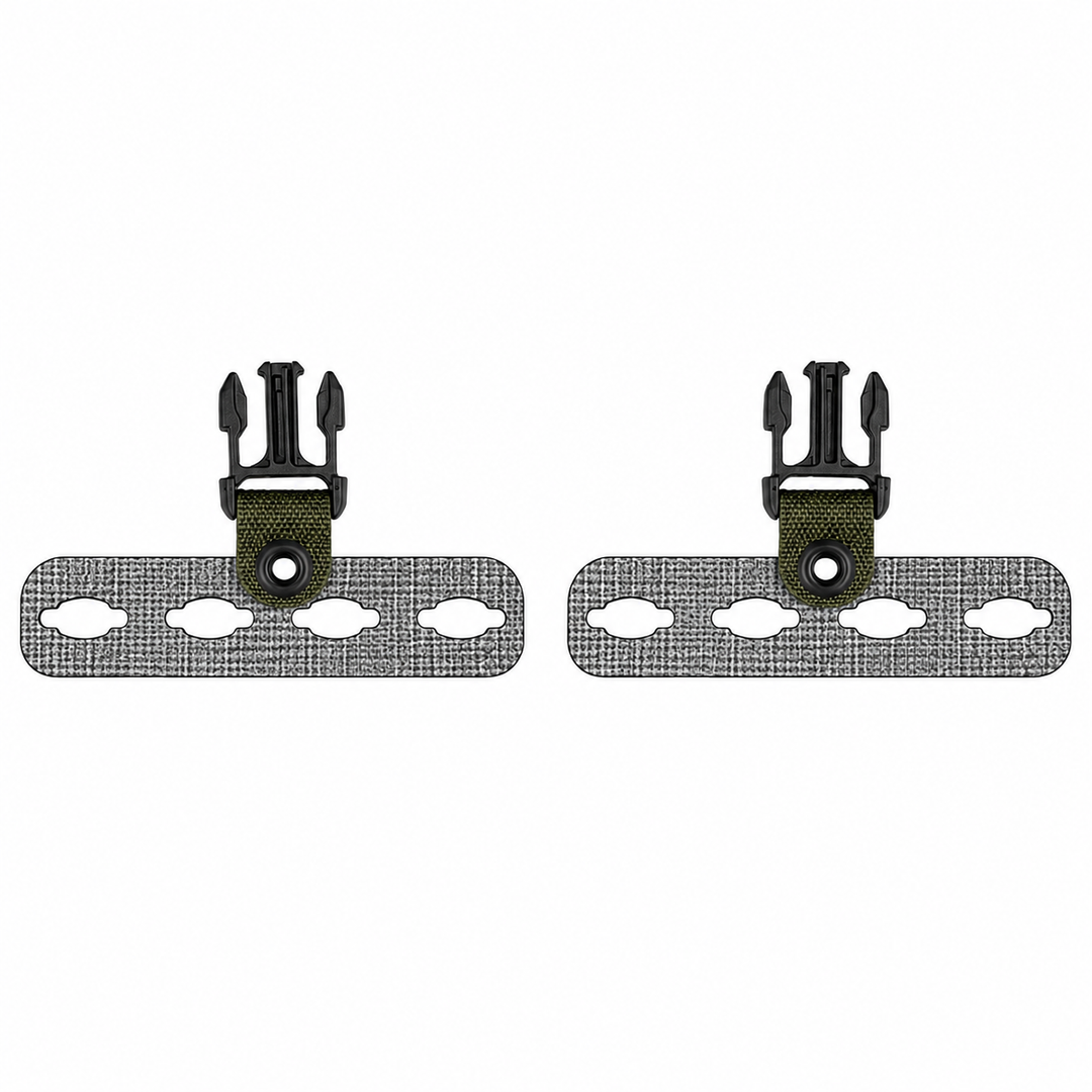 GBRS Group Modular Chest Rig Split Chest Plate in Ranger Green on a white background