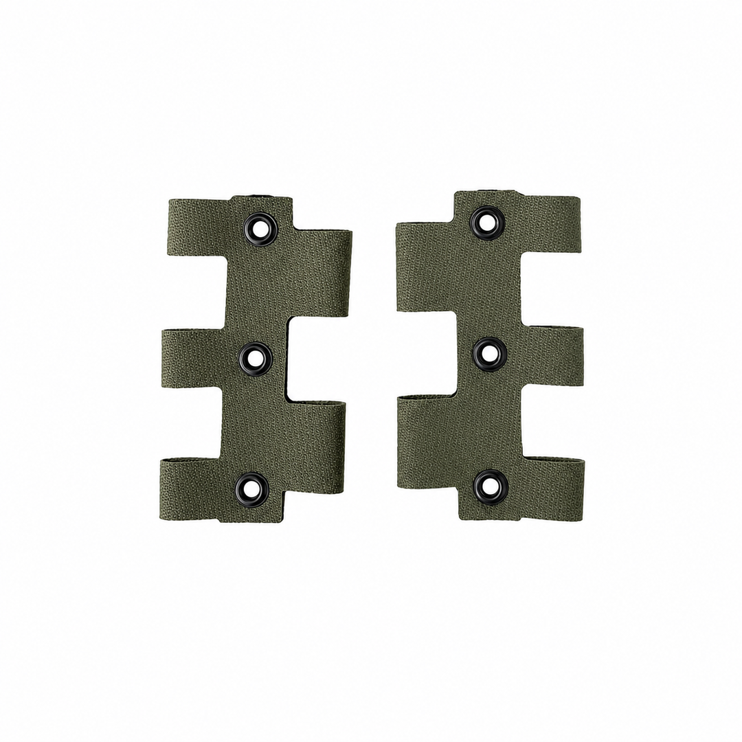 GBRS Group Modular Chest Rig Split"W" Joints in Ranger Green on a white background