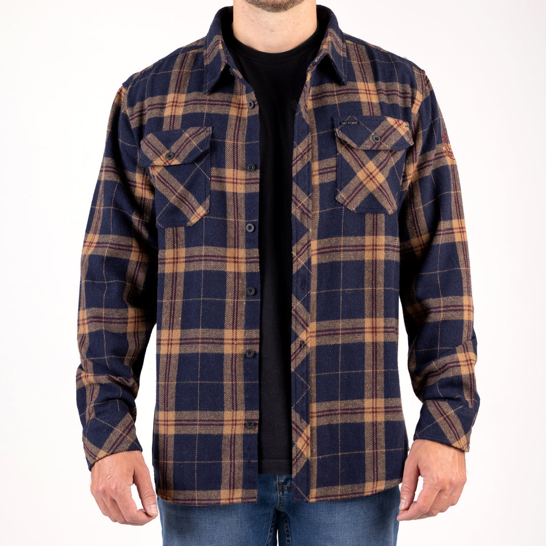 Set Point™ by GBRS Group Heavy-Weight Flannel is designed to offer a rugged yet polished look.