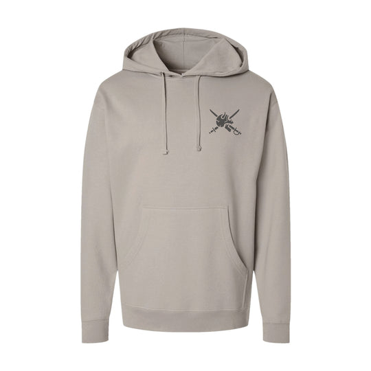 GBRS Group Tempted At Times Pullover Hoodie - Front of Hoodie on white background showing left chest print