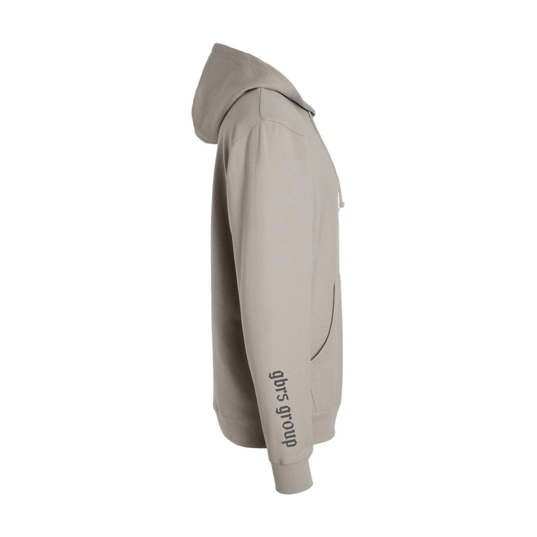 GBRS Group Tempted At Times Pullover Hoodie - Side of Hoodie on white background showing sleeve detail