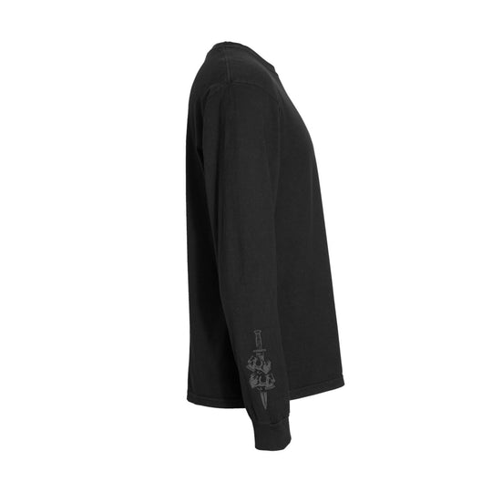 GBRS Group Terrible Night Long Sleeve Shirt on white showing right sleeve design