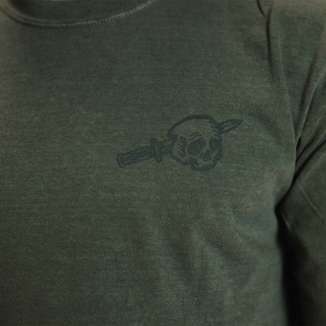 GBRS Group Tempted At Times Long Sleeve Shirt - Pictured on body showing the front of shirt design detail