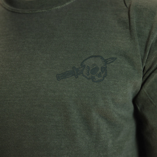 GBRS Group Tempted At Times Long Sleeve Shirt - Pictured on body showing the front of shirt design detail