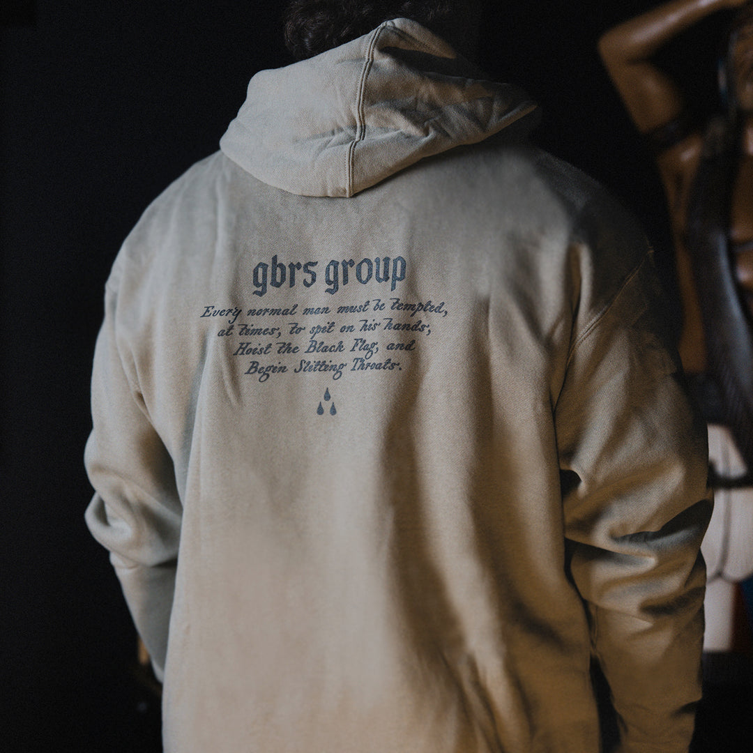 GBRS Group Tempted At Times Pullover Hoodie - lifestyle showing back of hoodie