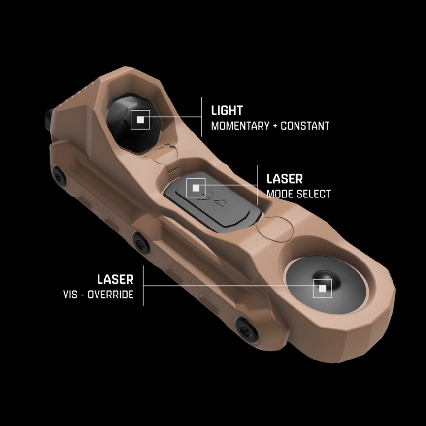 UNITY™ Tactical AXON™ XL Switch Standard FDE Callouts