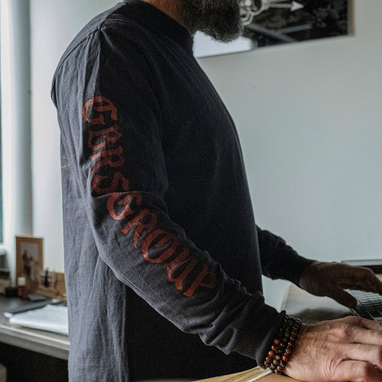 GBRS Group War Crimes Long Sleeve Shirt - Lifestyle showing sleeves of shirt