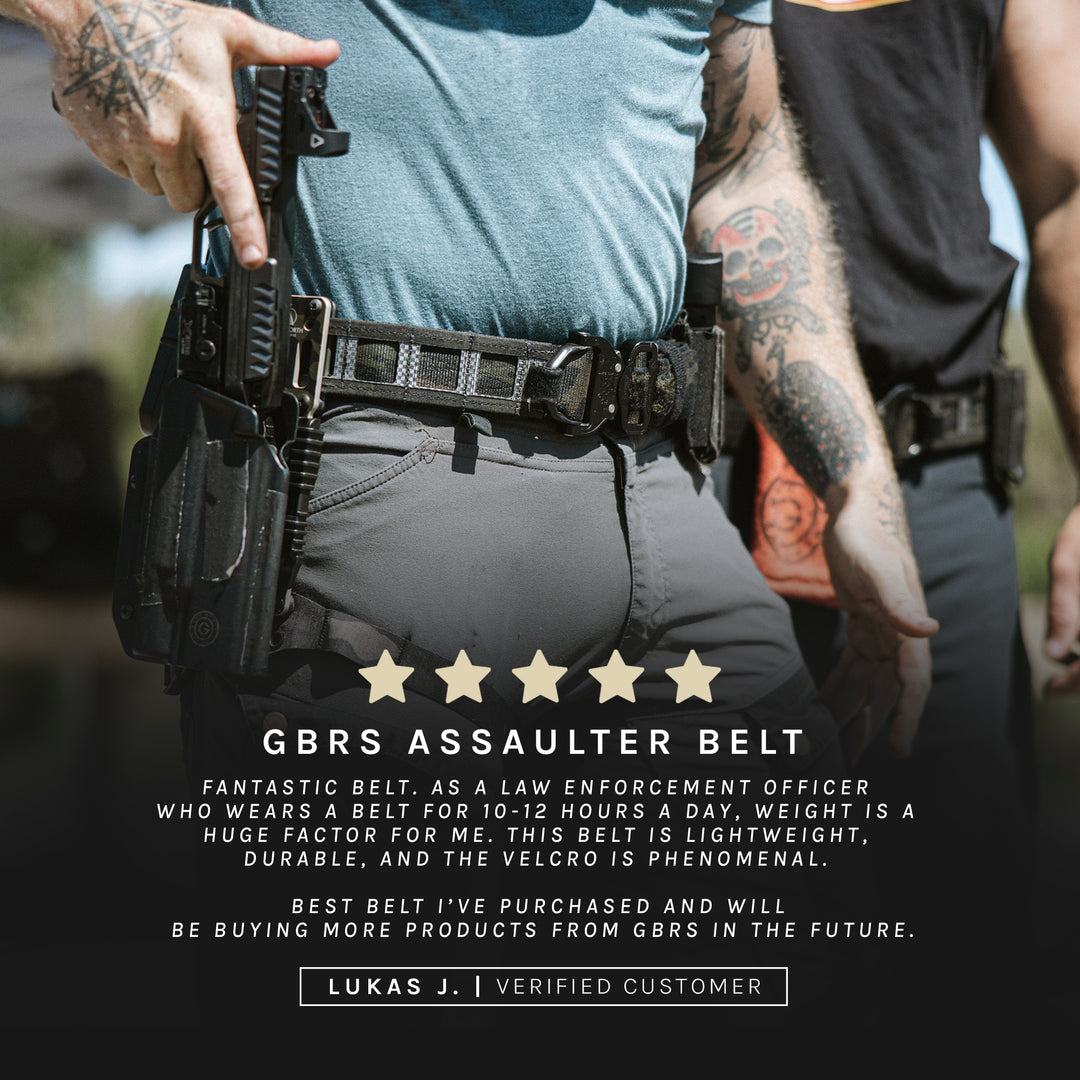 GBRS Assaulter Belt — 5-star customer review